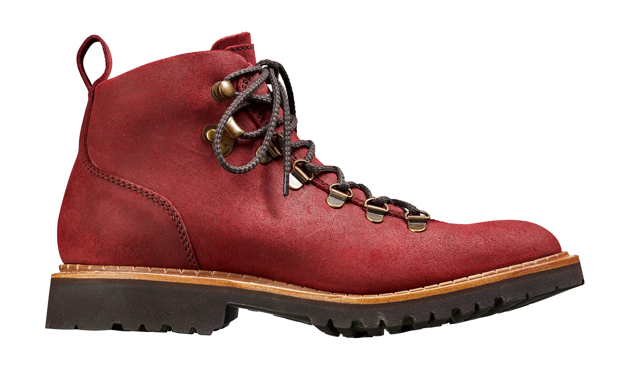 Julie - Plum Waxy Hiker Boot Womens