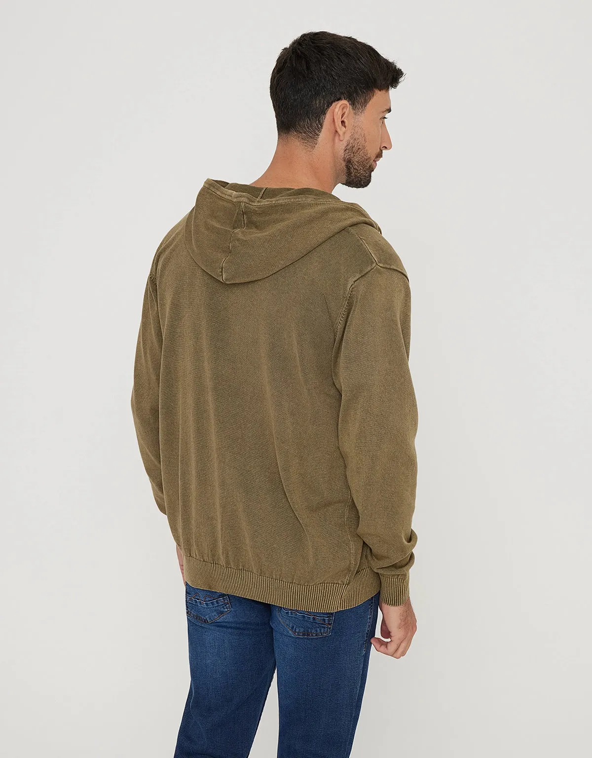 Khaki Hoodie - Rys