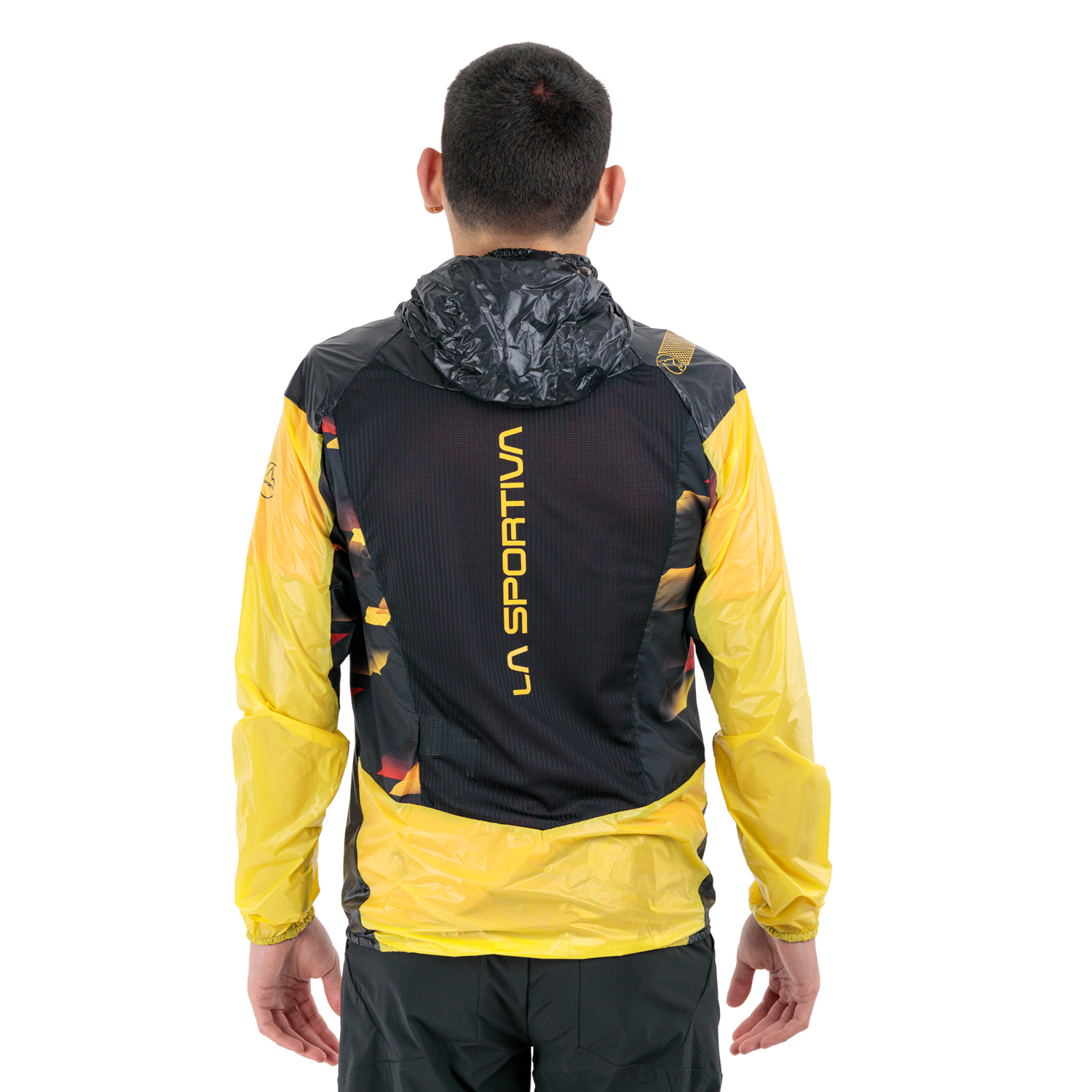 La Sportiva Blizzard Windbreaker Giacca  Black/Yellow