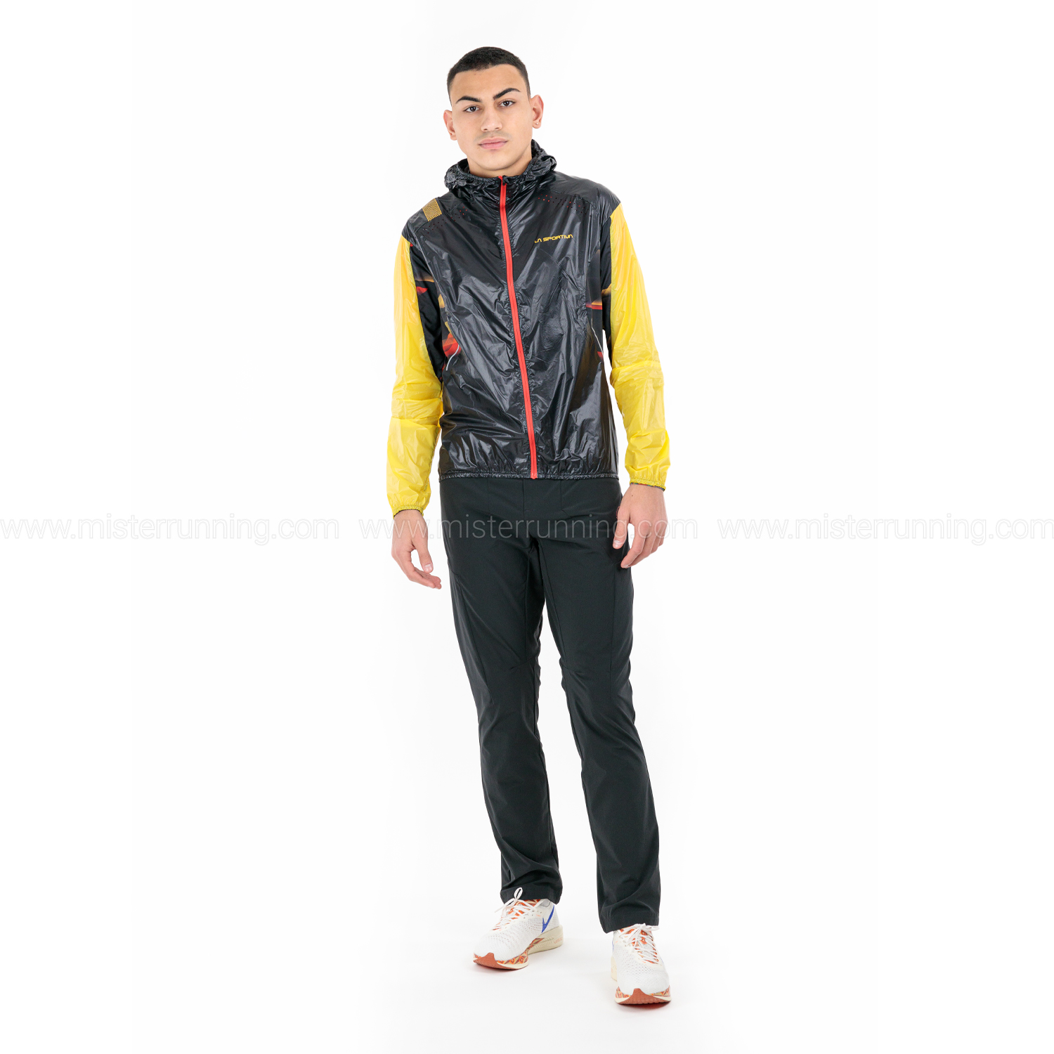 La Sportiva Blizzard Windbreaker Giacca  Black/Yellow