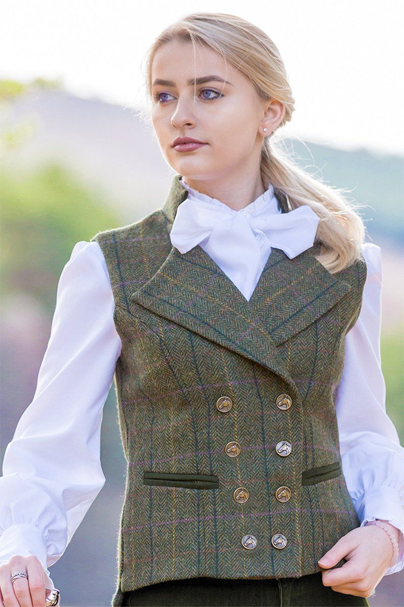 Lady's Regency Waistcoat (Galloway Tweed)