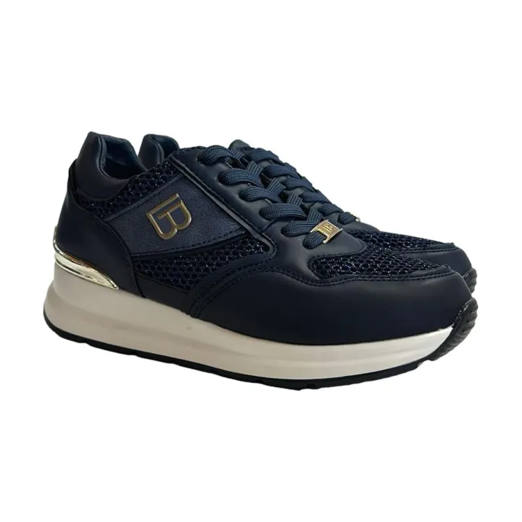 Laura Biagiotti 8406 Sneakers Donna Platform Kid Navy