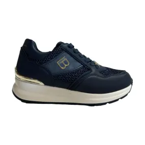 Laura Biagiotti 8406 Sneakers Donna Platform Kid Navy