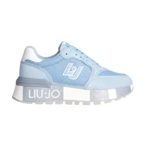 LIU JO BA4005 AMAZING 25 Sneakers Donna Stringate Platform Blu