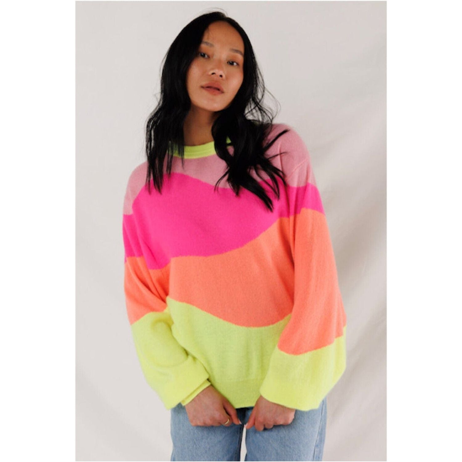 Lollypop Mellon Cashmere Sweater