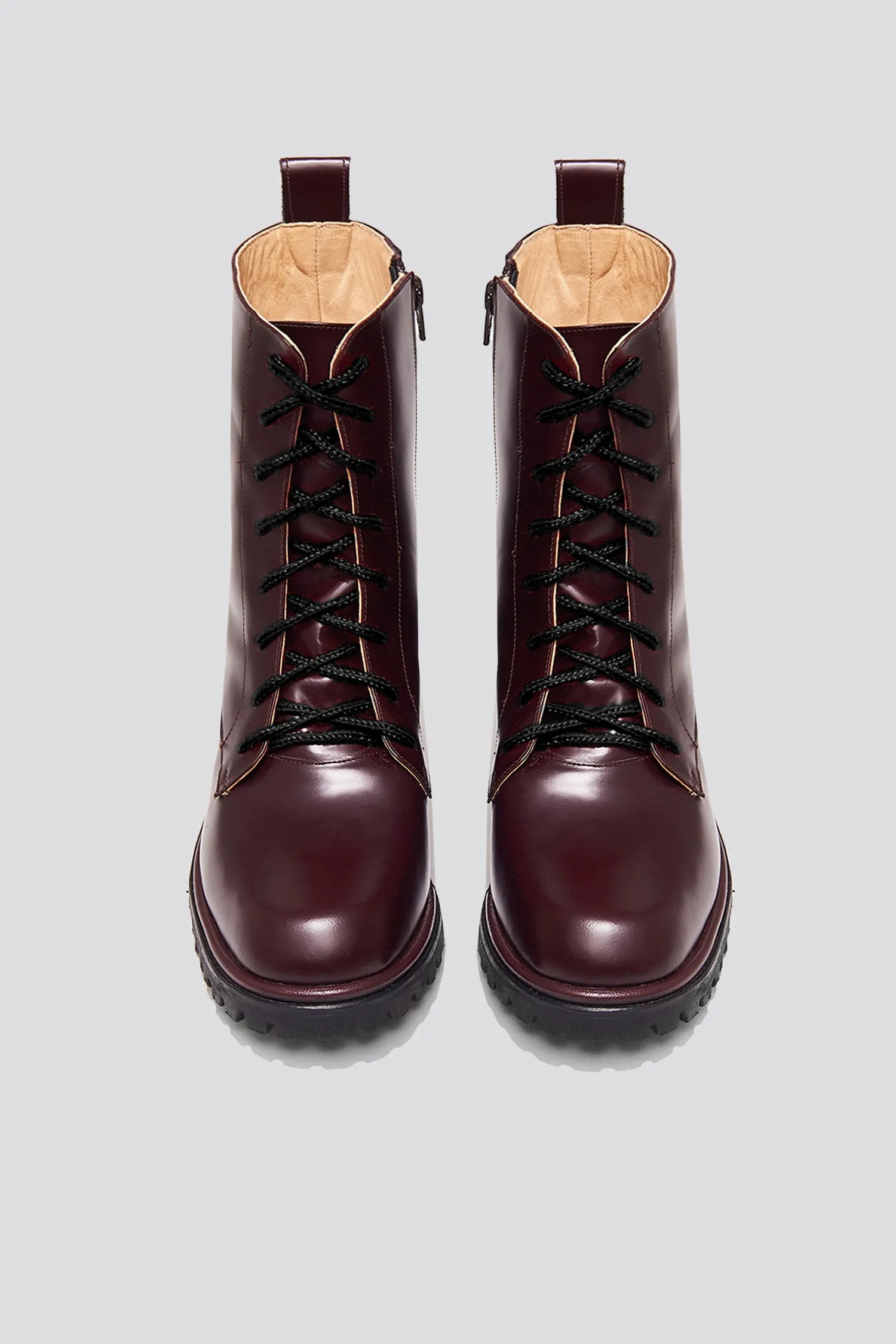 Low Roma Lace Up Boot in Tannat