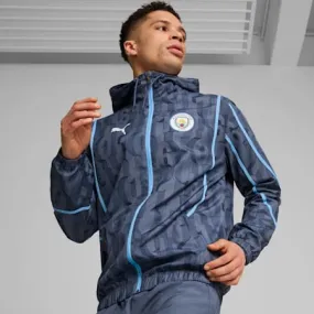 Manchester City 24/25 Pre-Match Men's Woven Jacket | Inky Blue-Team Light Blue | PUMA Shoes | PUMA 