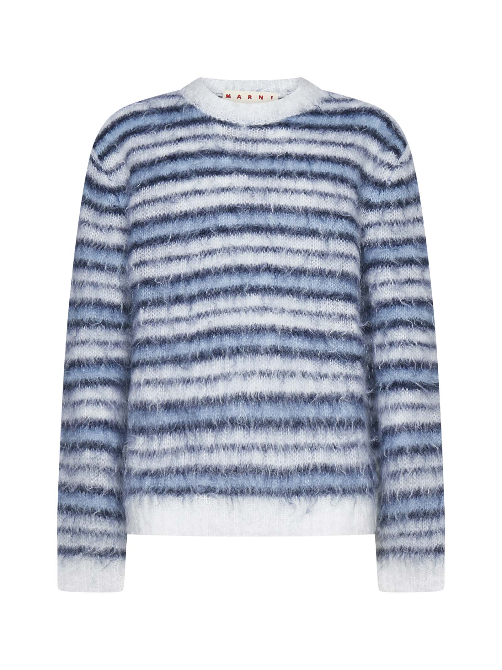 Marni Fluffy Striped Sweater