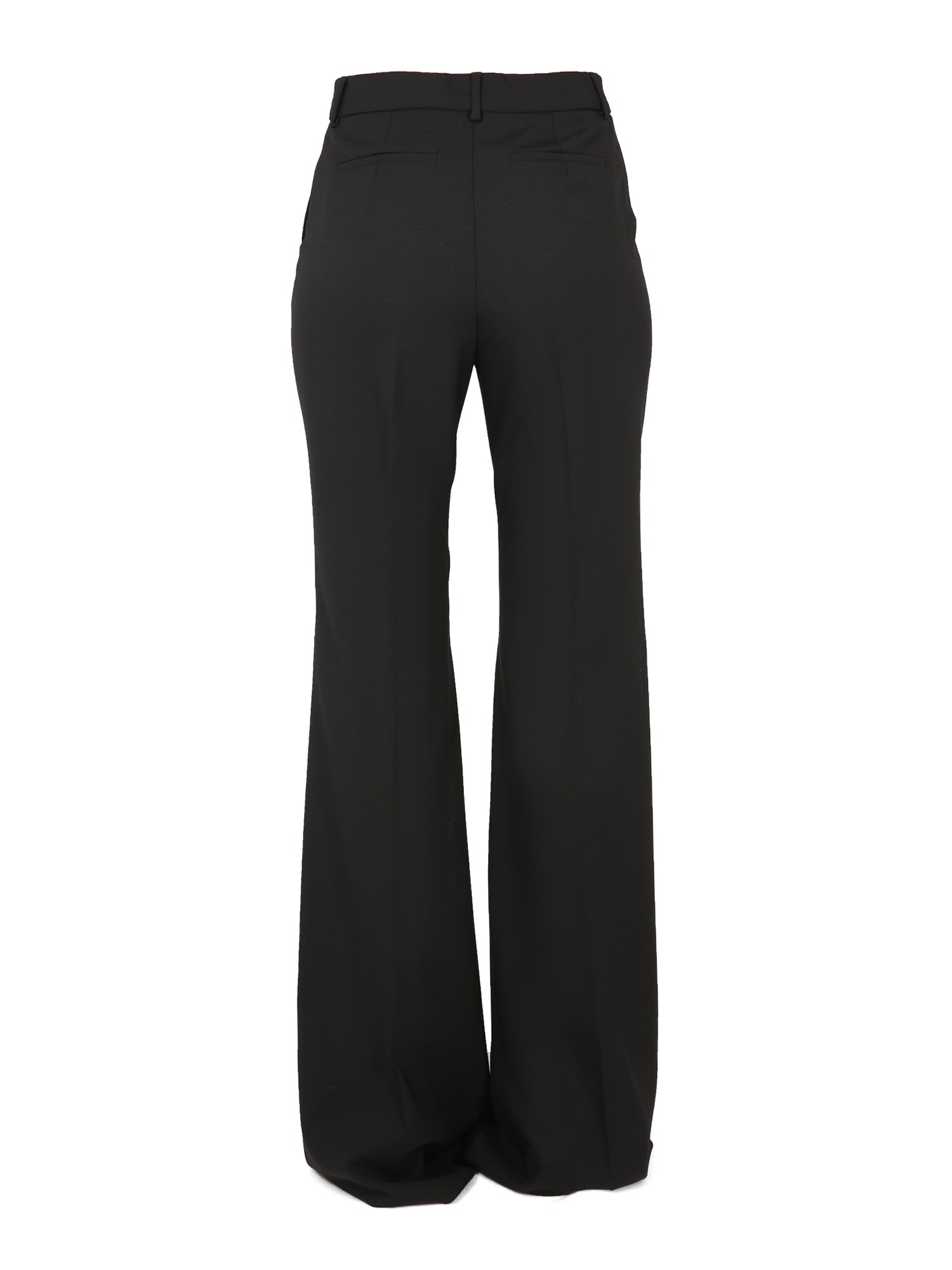 MAX MARA    STRETCH WOOL CANVAS PANTS