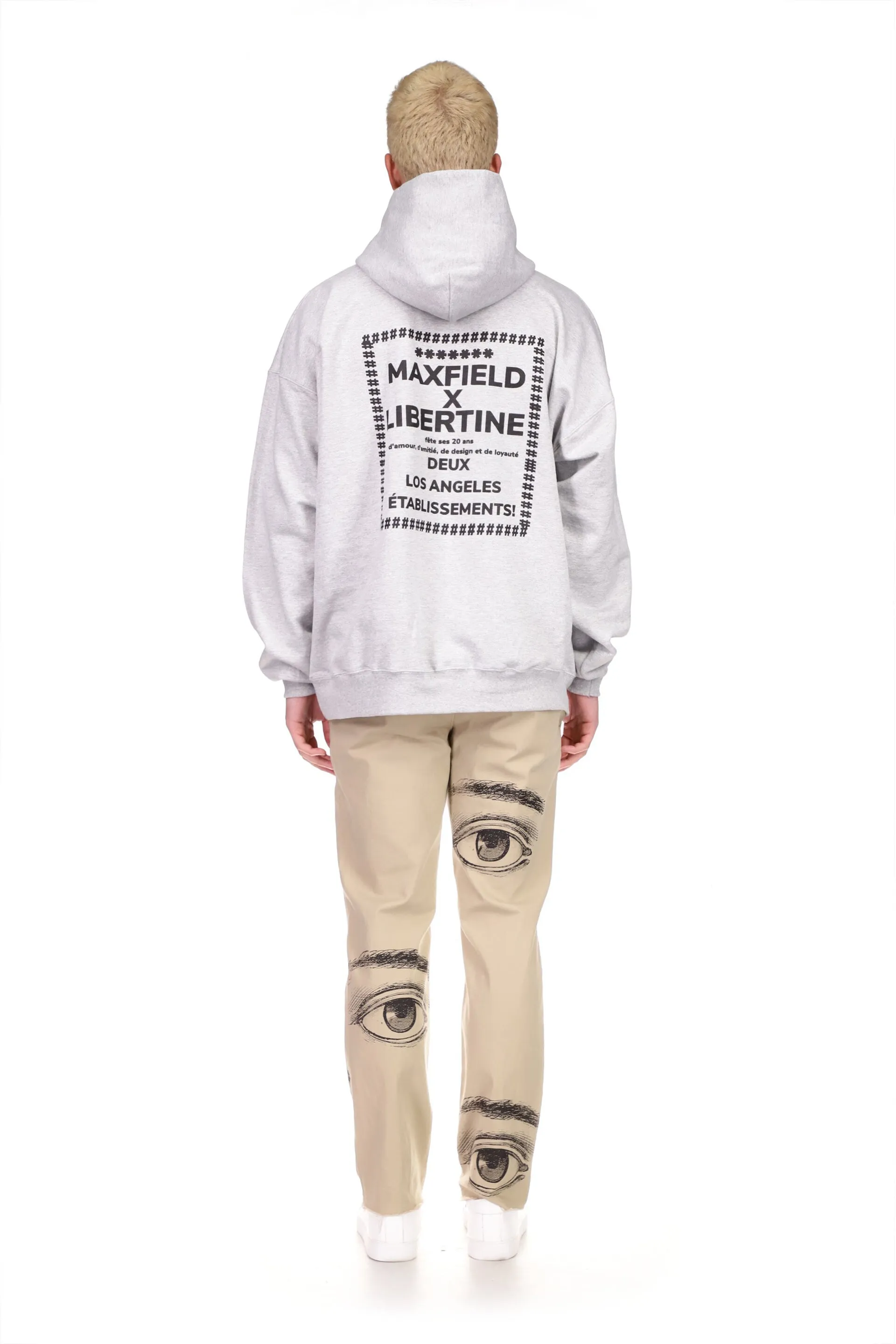 'MAXFIELD' HOODIE PULLOVER SWEATSHIRT