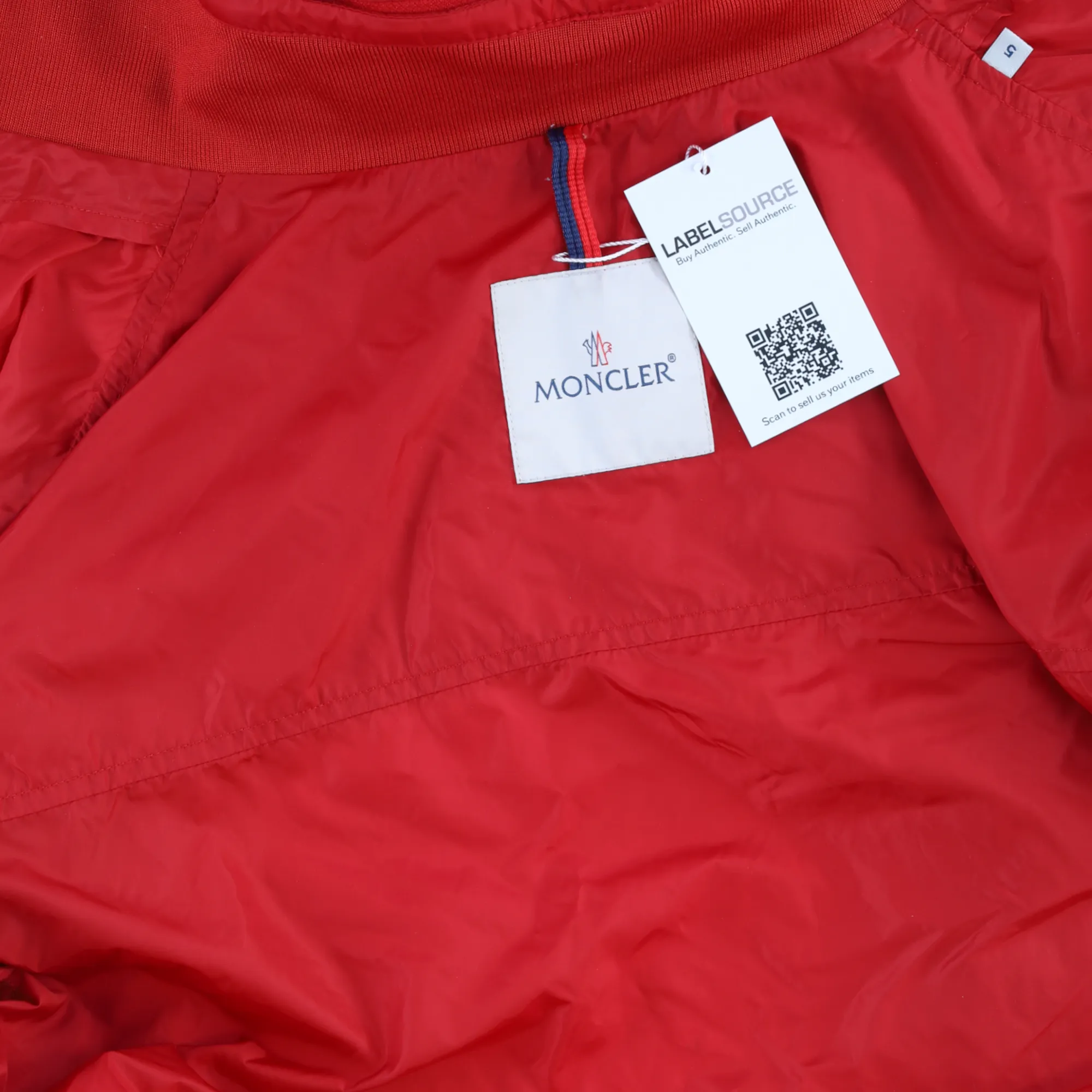 Men's Jeanluc Windbreaker Red Size 5 / XXL