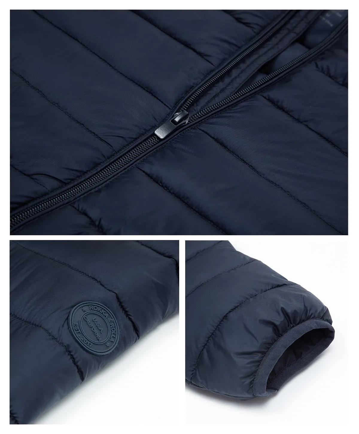 Men's Lightweight Packable Puffer Jacket Winter Coat