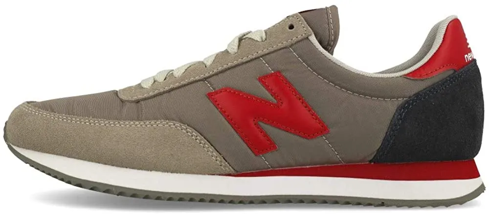 Mens New Balance Marblehead Neo Crimson Sneakers in Grey