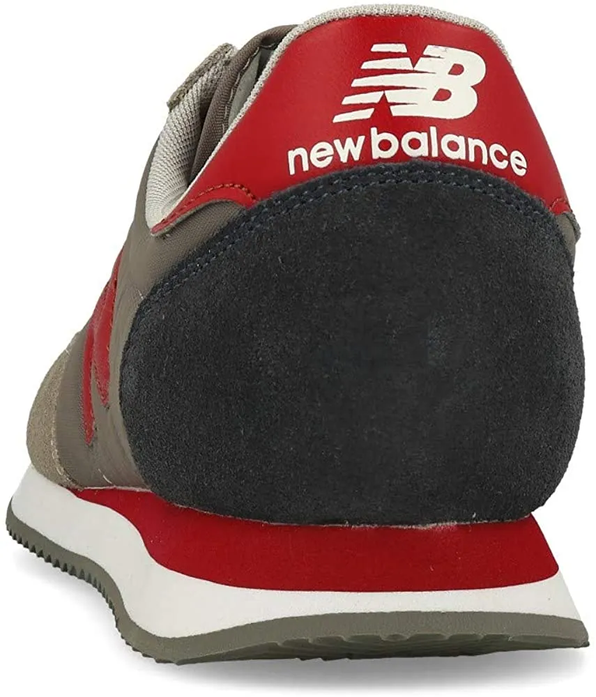 Mens New Balance Marblehead Neo Crimson Sneakers in Grey