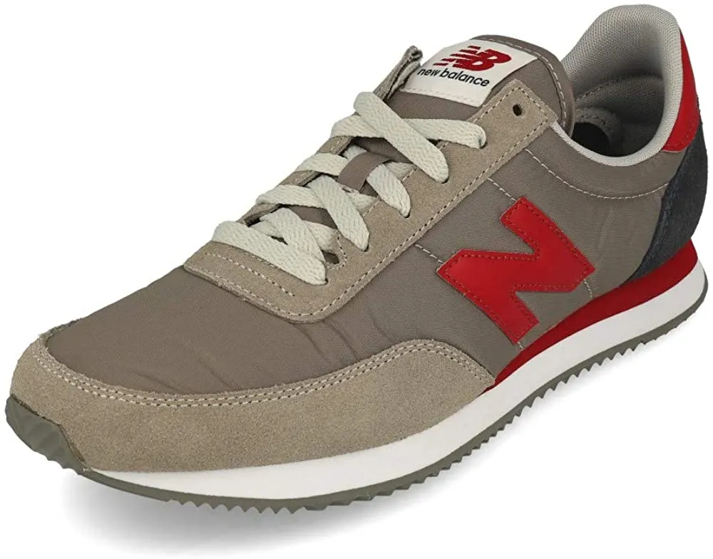 Mens New Balance Marblehead Neo Crimson Sneakers in Grey