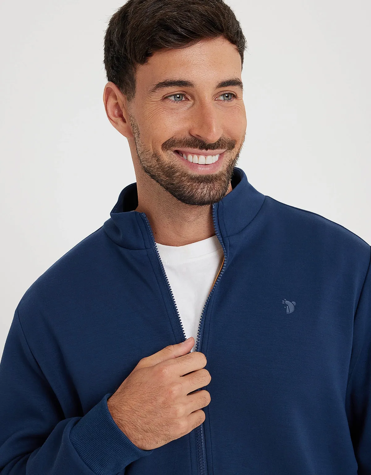 Navy Blue Zip-Up Hoodie - Sailsud