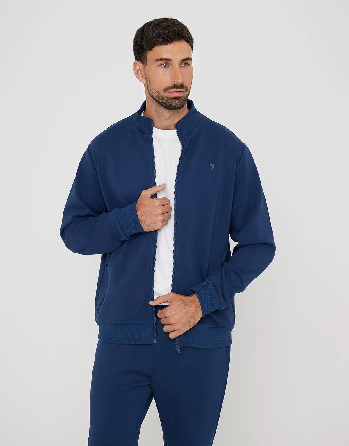 Navy Blue Zip-Up Hoodie - Sailsud