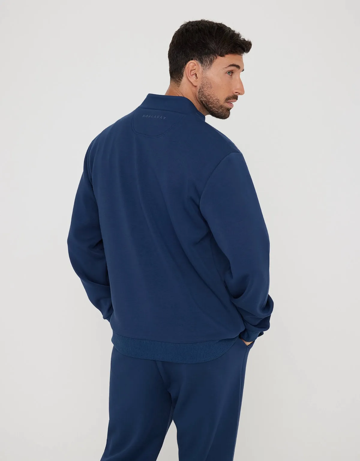 Navy Blue Zip-Up Hoodie - Sailsud