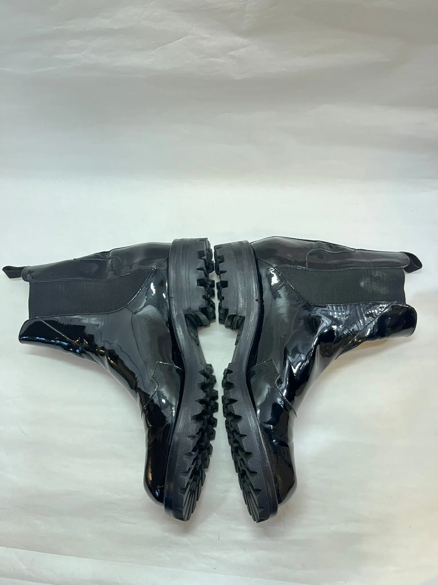 Nerea Boot in Black Patent Size 41