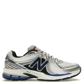 New Balance Women's White and Blue 860 Sneakers