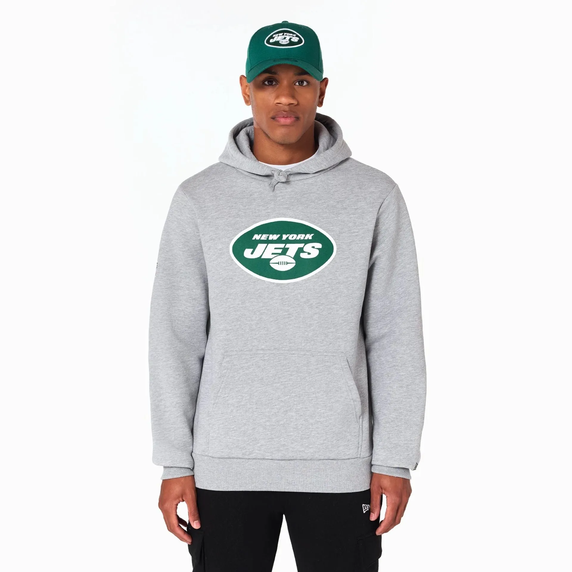 New York Jets NFL Grey Pullover Hoodie