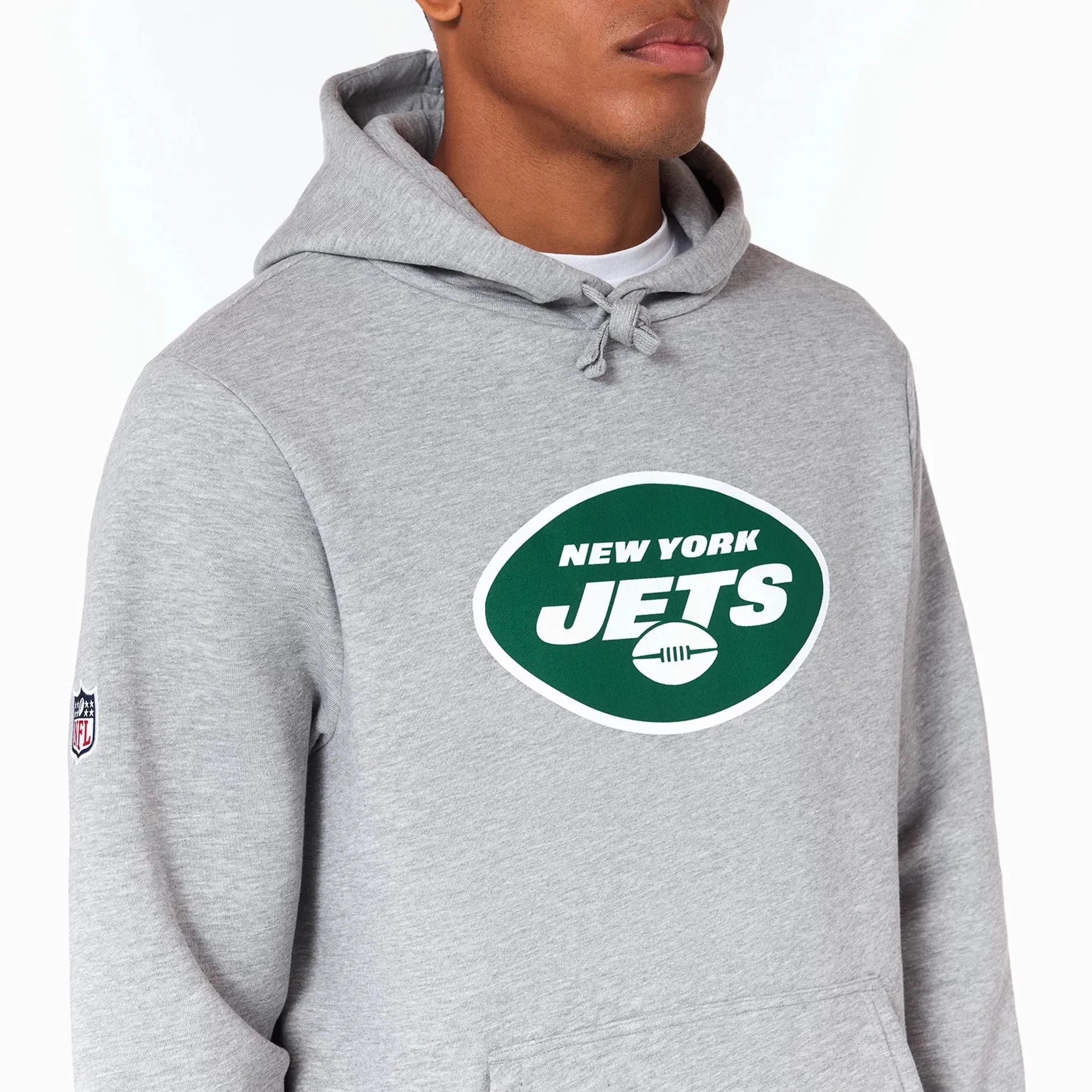 New York Jets NFL Grey Pullover Hoodie