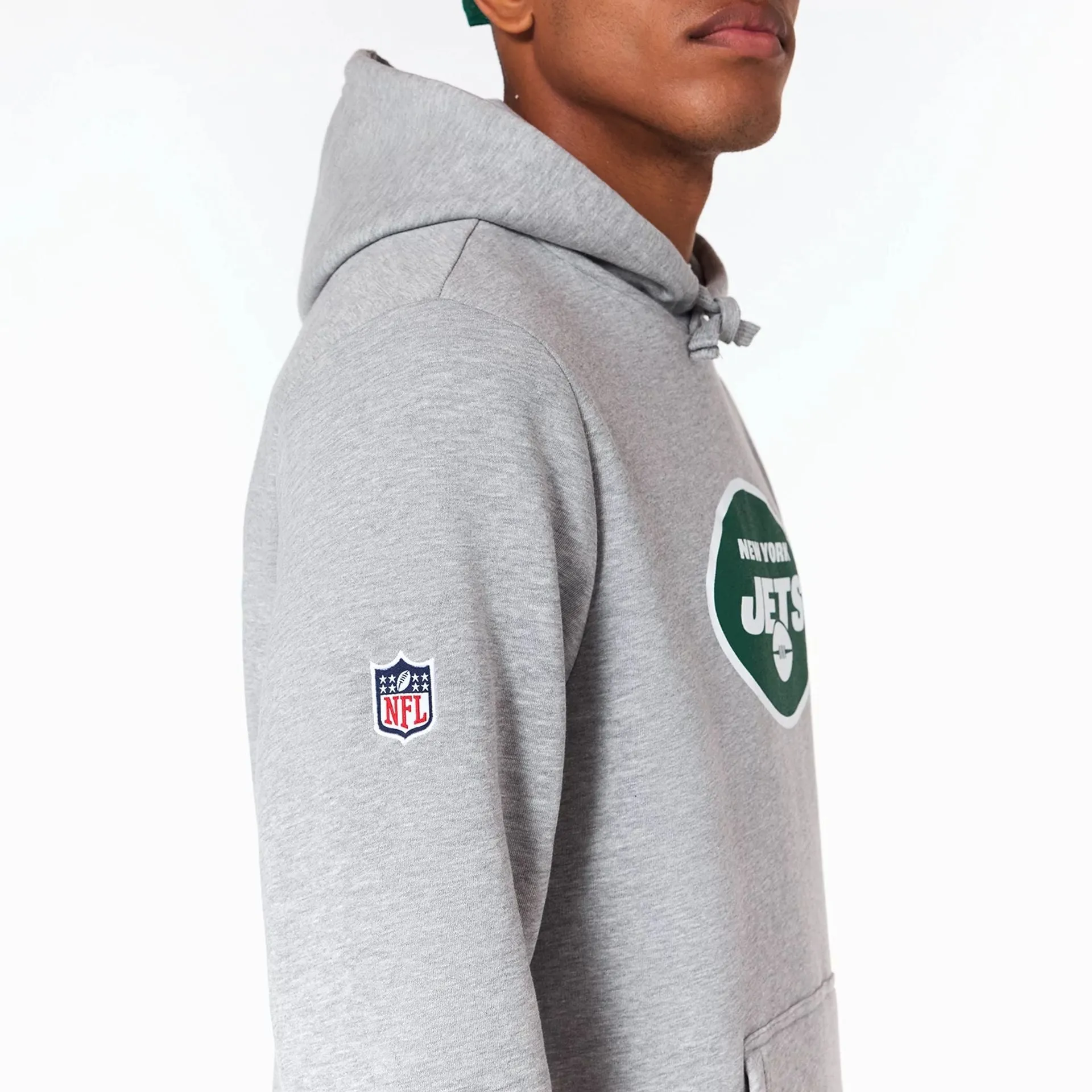 New York Jets NFL Grey Pullover Hoodie