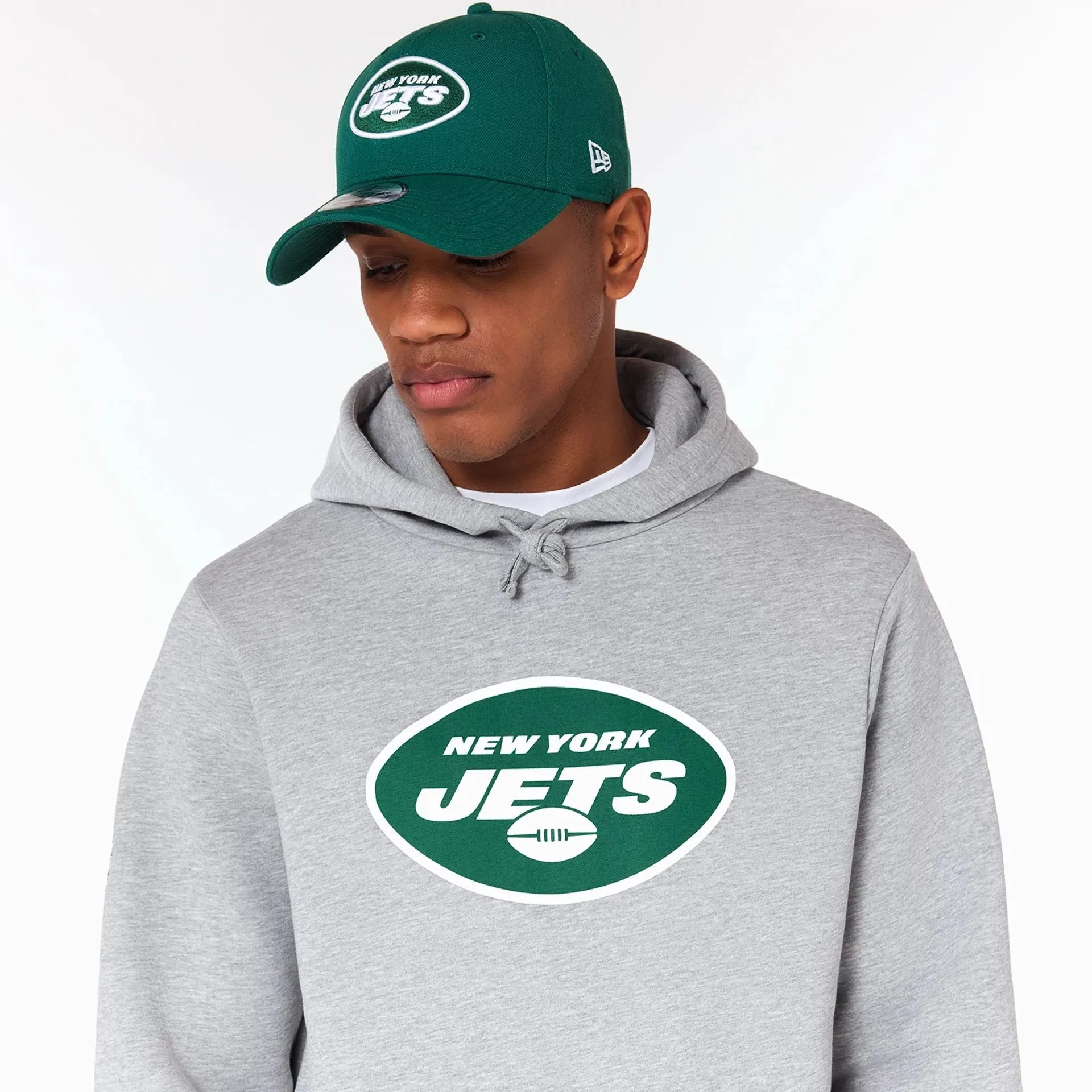 New York Jets NFL Grey Pullover Hoodie