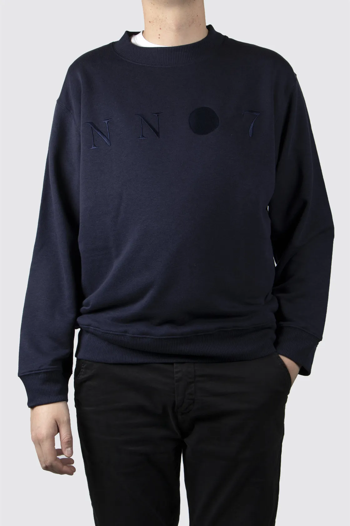 NN07 Jerome Crew Neck Sweater Navy