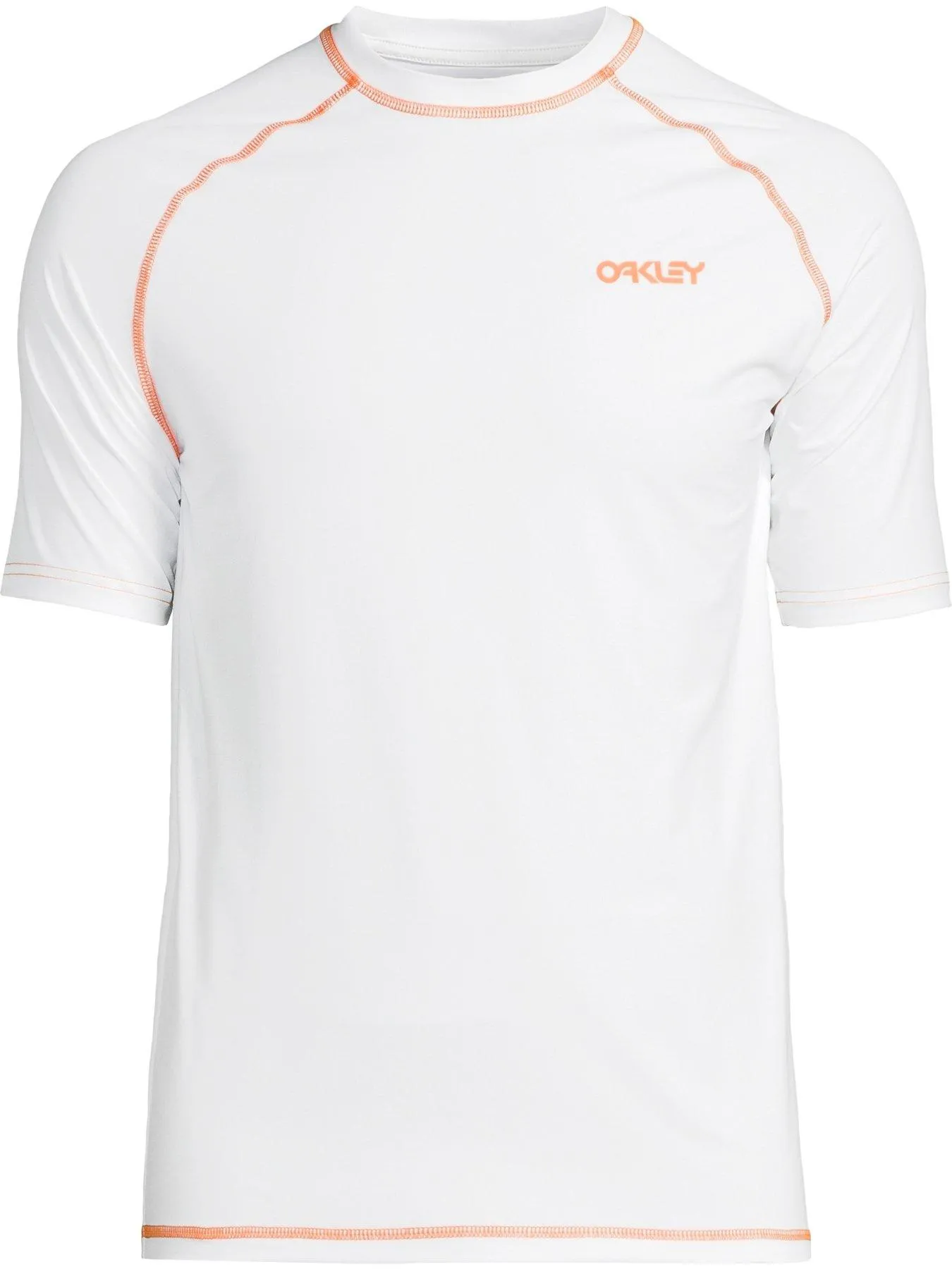 Oakley Mens Fingerprint Rashguard T-shirt - White