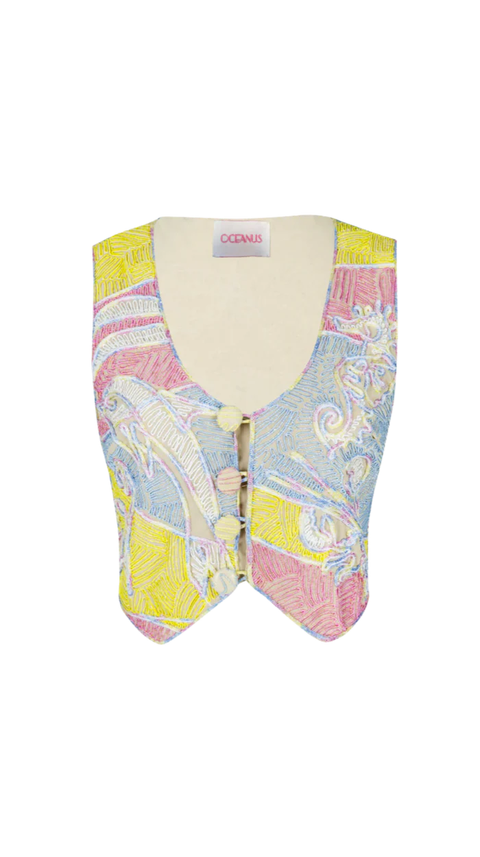 Oceanus Aroha Waistcoat