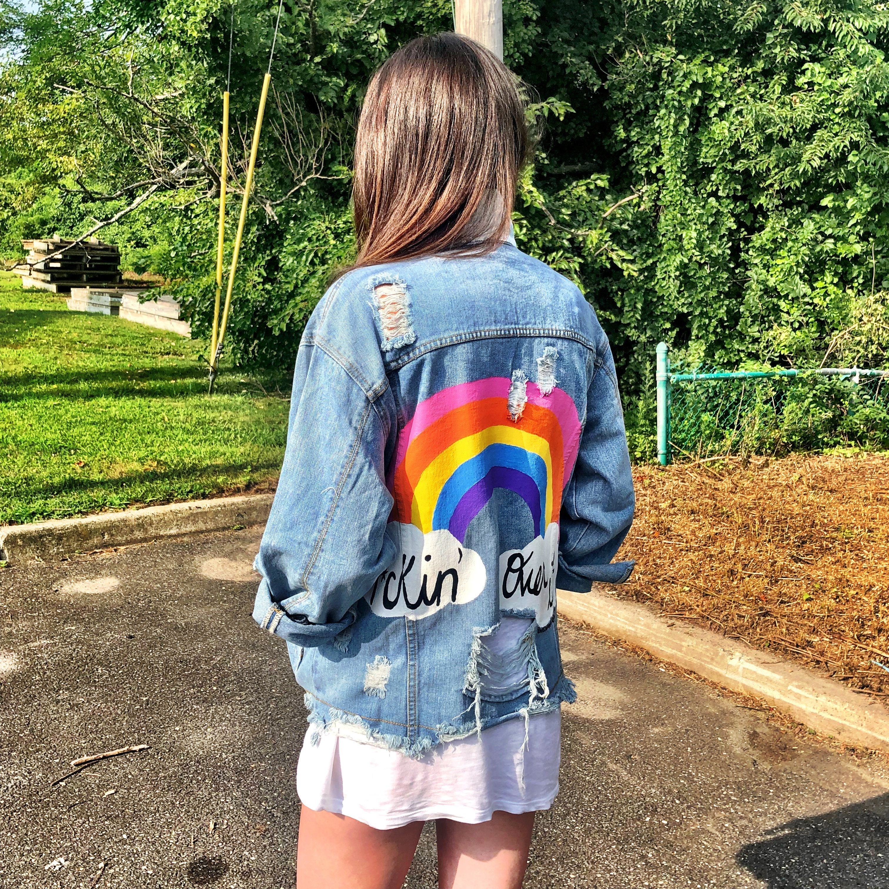 'OVER IT' DENIM JACKET