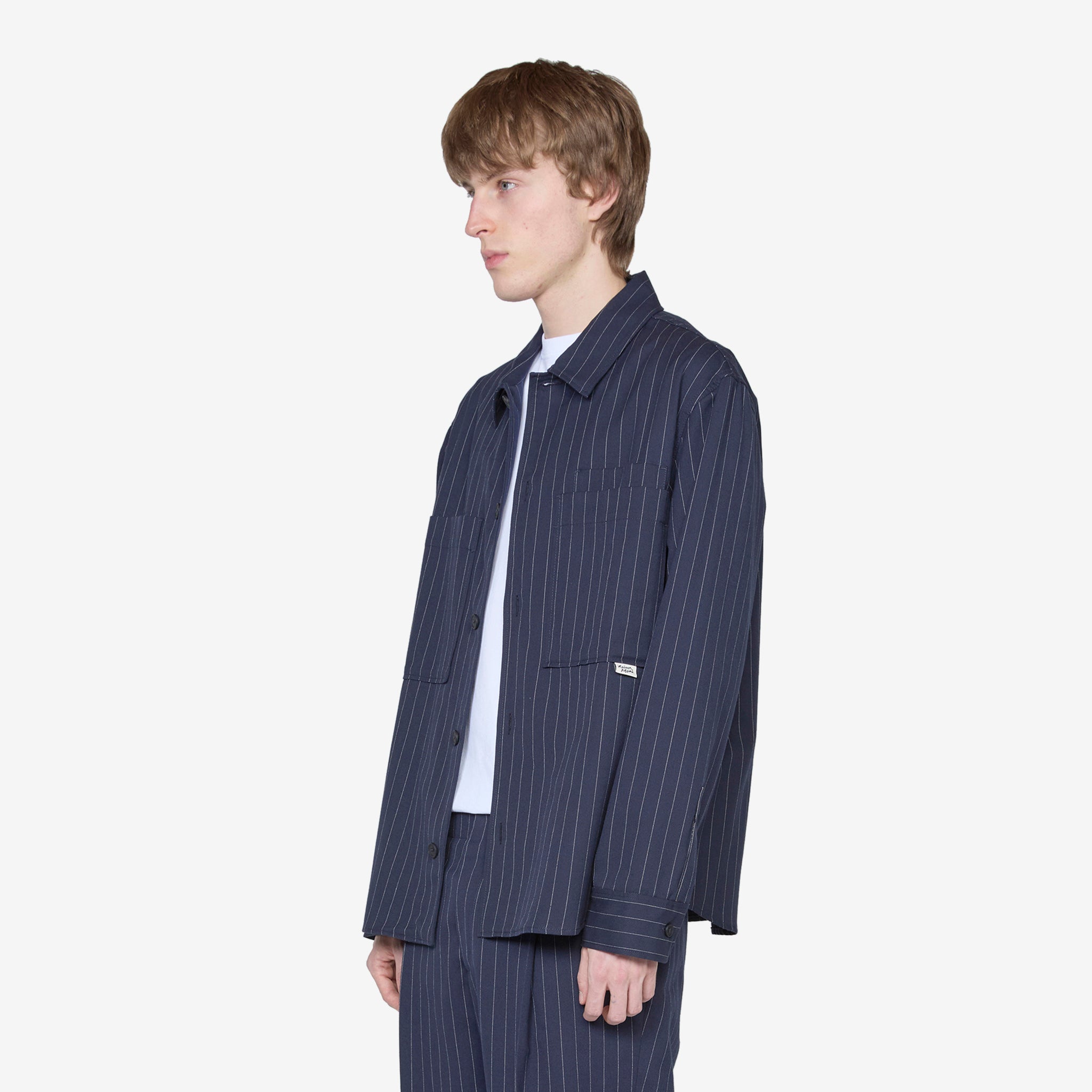 Overshirt Navy Stripes