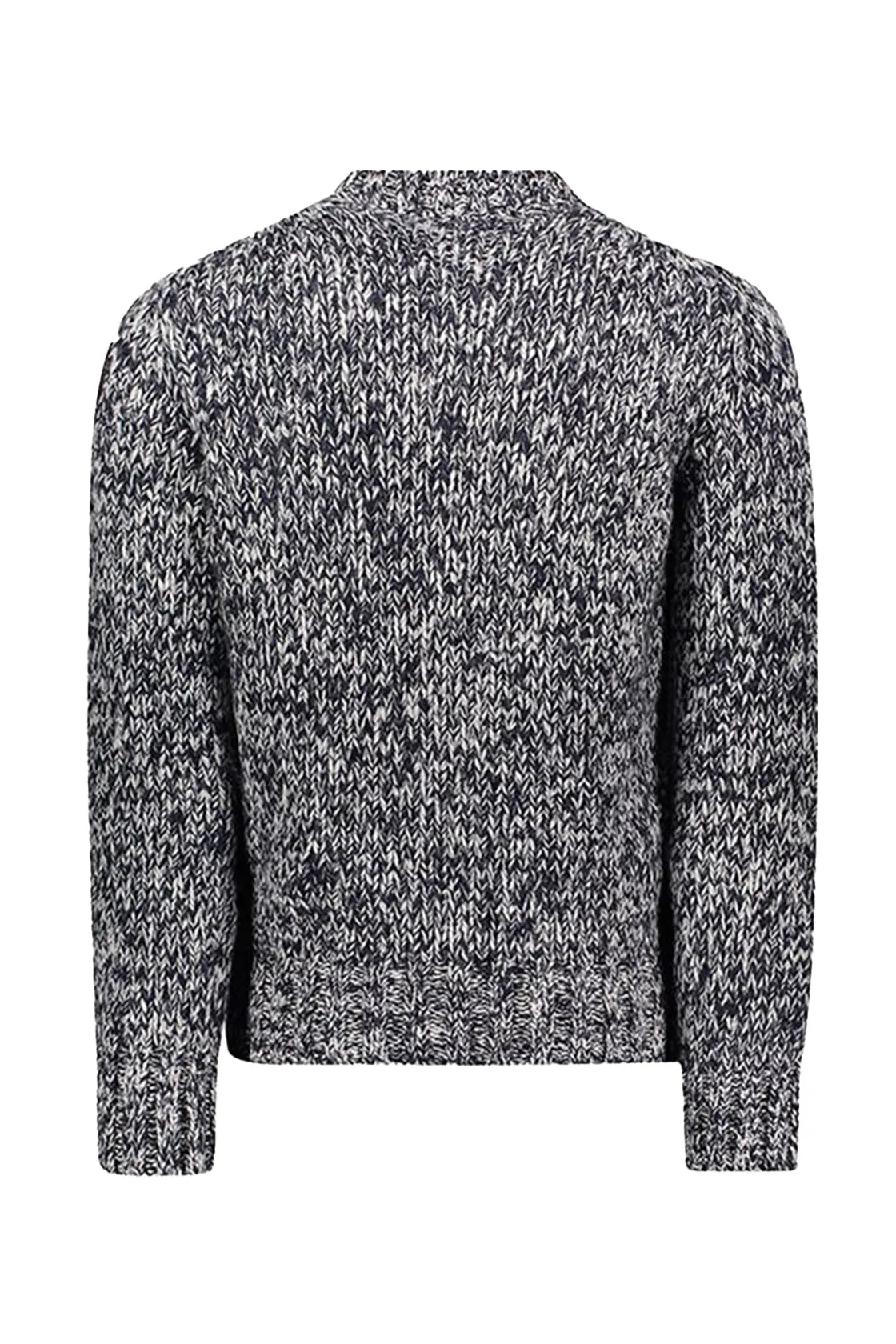 Paul & Shark Wool Crew Neck Sweater Black/White