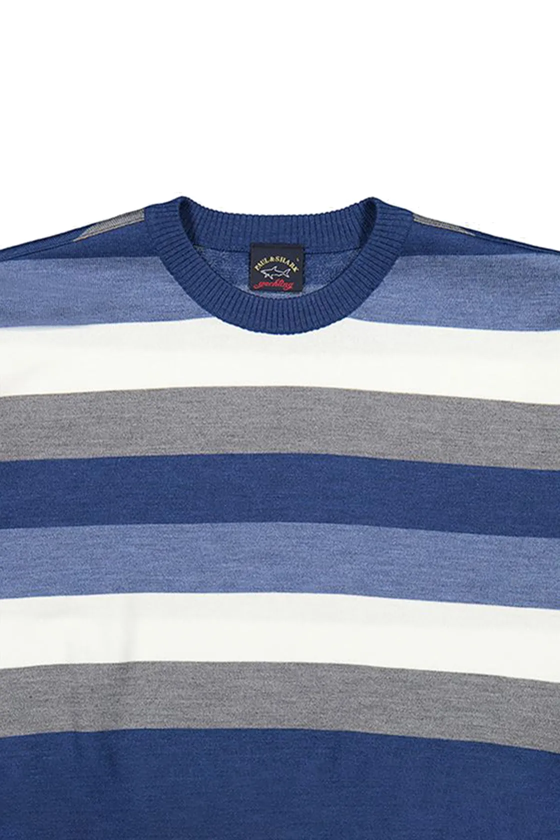 Paul & Shark Wool Crew Sweater Multi Stripe