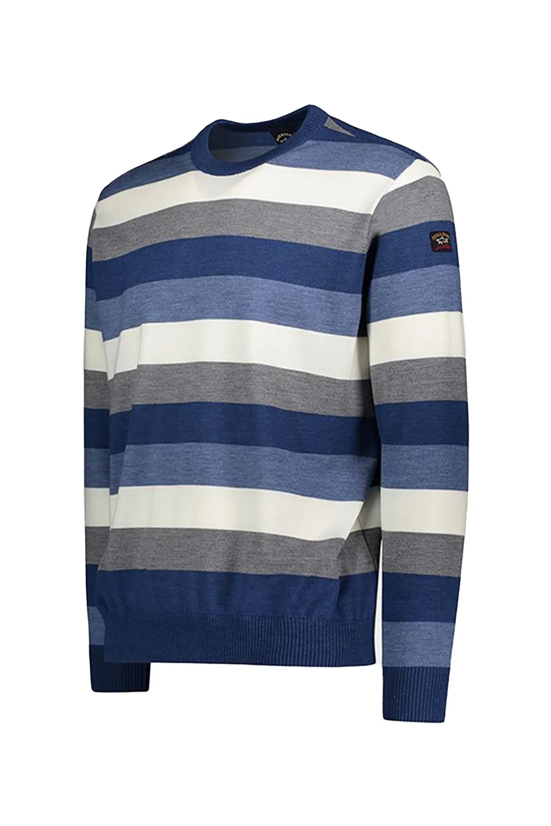 Paul & Shark Wool Crew Sweater Multi Stripe