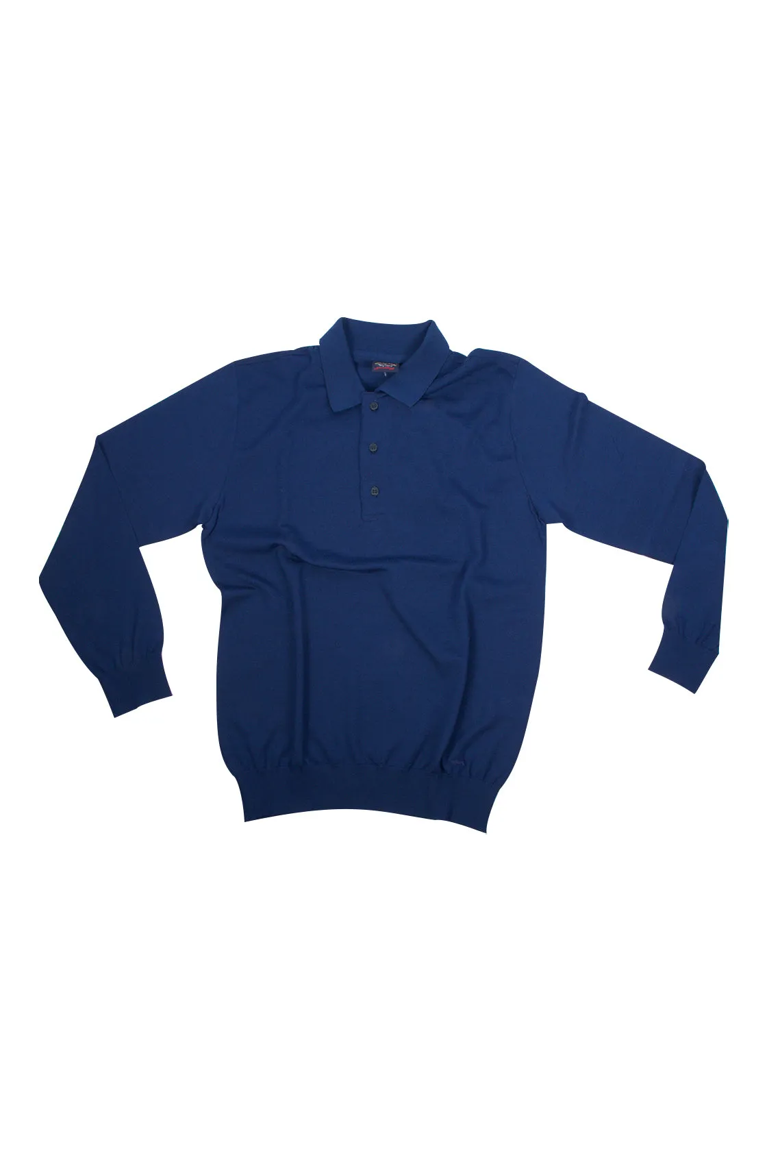 Paul & Shark Wool Polo Sweater Ocean