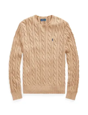 Polo Ralph Lauren Cable Knit Sweater Brown