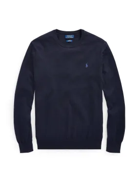 Polo Ralph Lauren Slim Fit Cotton Sweater Navy