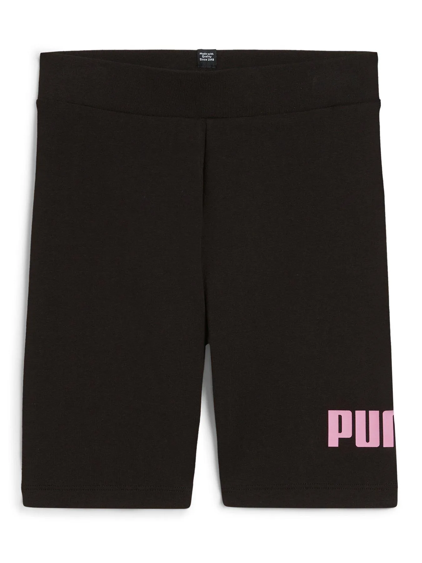 Puma Girls Essentials Logo Short Tights - Black