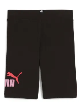 Puma Girls Essentials Logo Short Tights - Black