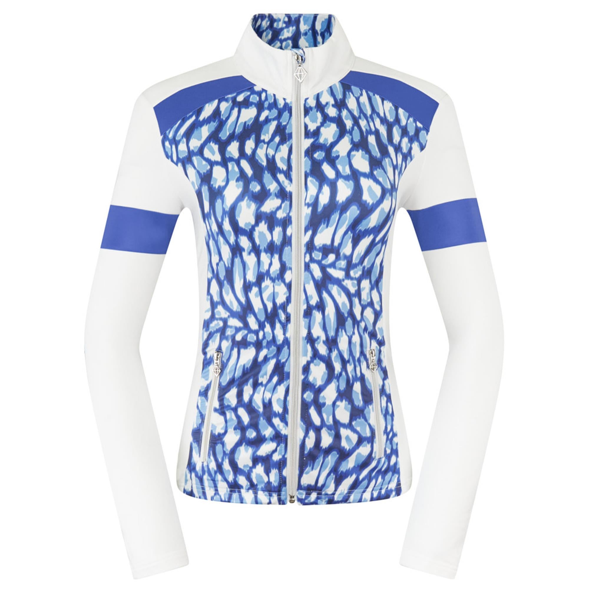 Pure Golf Galena Ladies Golf Mid Layer Leopard Lake