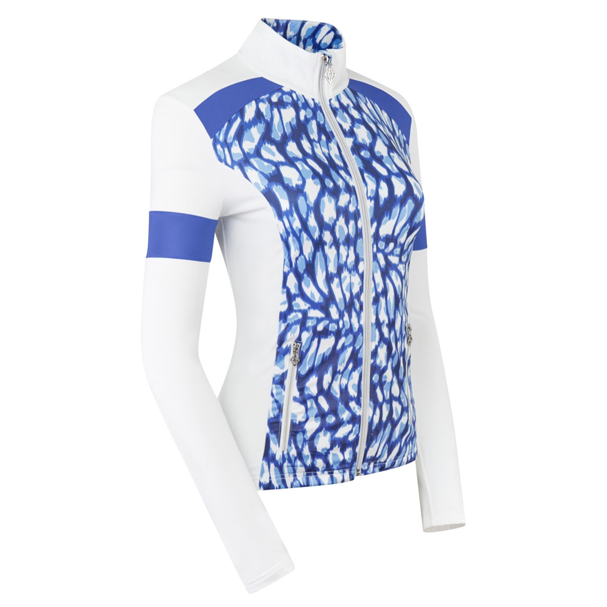 Pure Golf Galena Ladies Golf Mid Layer Leopard Lake