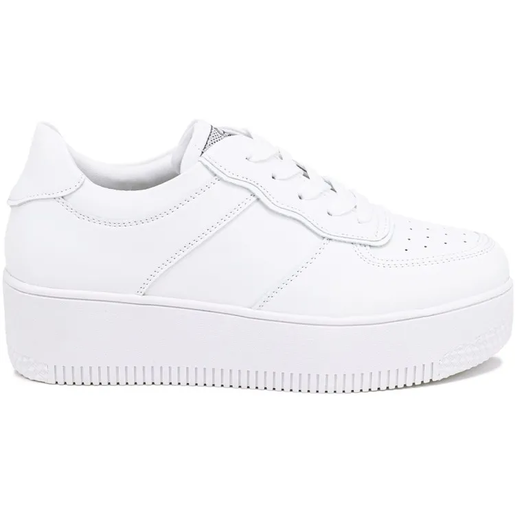 QUEEN HELENA X2612 Sneakers Donna Platform Bianco