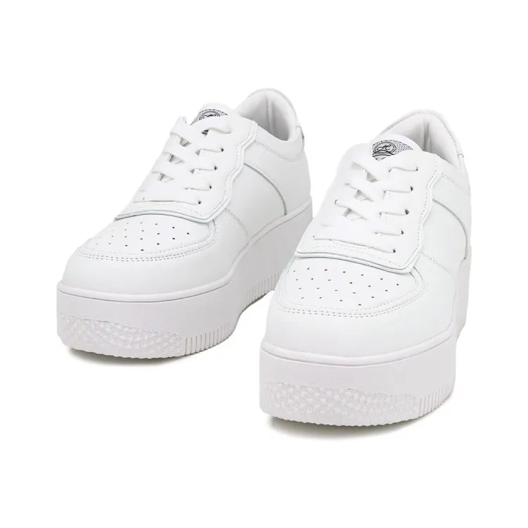 QUEEN HELENA X2612 Sneakers Donna Platform Bianco