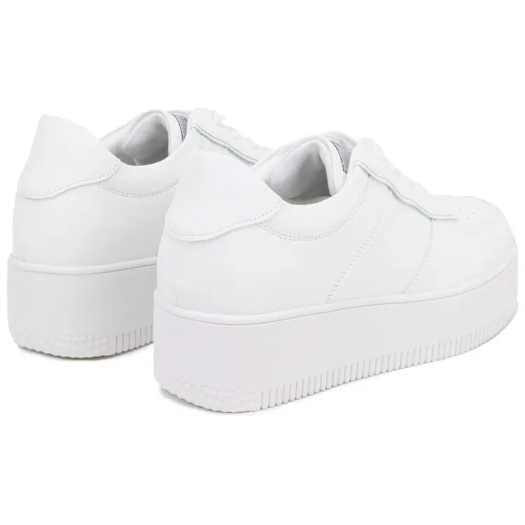 QUEEN HELENA X2612 Sneakers Donna Platform Bianco