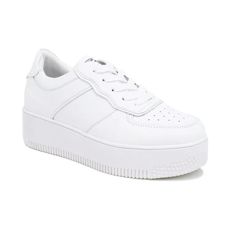 QUEEN HELENA X2612 Sneakers Donna Platform Bianco