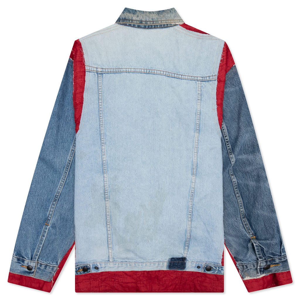 Rebuild by Covered Reversible Jacket Jean Jacket + Rug - Multi