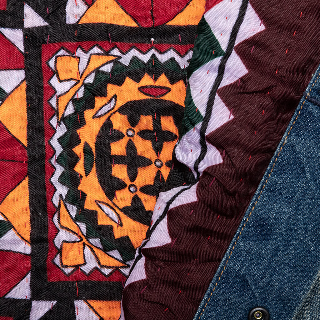 Rebuild by Covered Reversible Jacket Jean Jacket + Rug - Multi