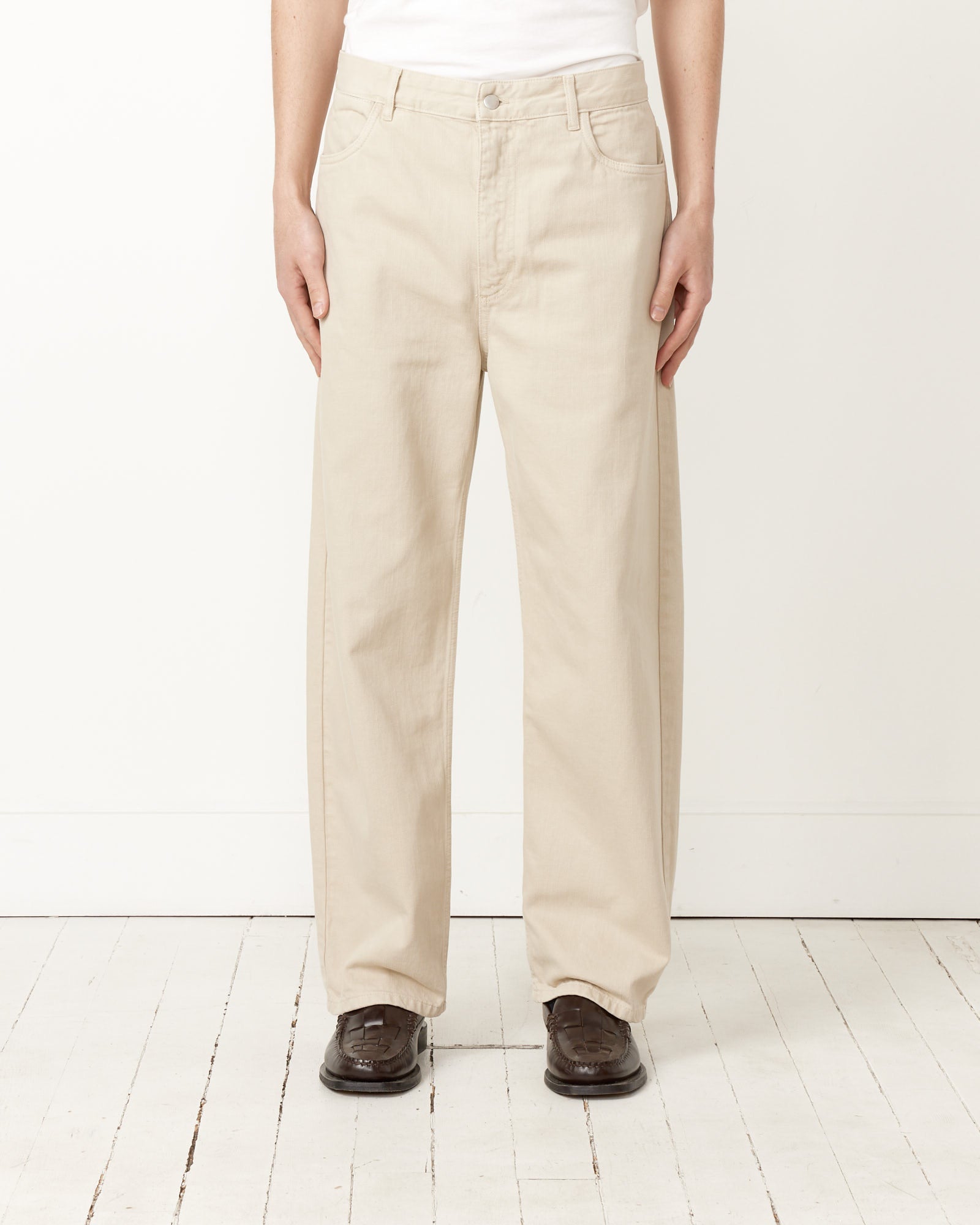 Reed Denim Pant in Dove